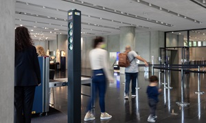 Smart Gate entrance in Acropolis Museum